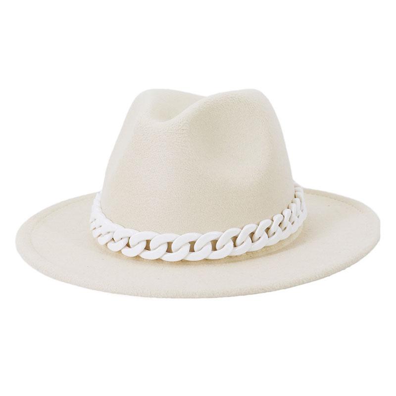 Berets Women's Hat Fedoras Men's Autumn Winter Felt Warm Panama With Chain Fashion 2021 Chapel Beach Wedding Picture Black Designer, Blue;gray
Berets Women's Hat Fedoras Men's Autumn Winter Felt Warm Panama With Chain Fashion 2021 Chapel Beach Wedding Picture Black Designer, Blue;gray