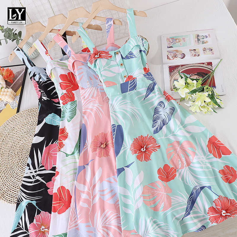 LY VAREY LIN Summer Women Casual Flora Bandage A-line Dresses Bohemian Single Breasted Printing High Waist Female Slip 210526, Pink
LY VAREY LIN Summer Women Casual Flora Bandage A-line Dresses Bohemian Single Breasted Printing High Waist Female Slip 210526, Pink