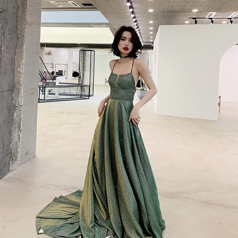 Party Dresses FOLOBE 2021 Shiny Green Sexy Spaghetti Straps Criss Cross Back Long Prom Dress Custom Made, Tea length
Party Dresses FOLOBE 2021 Shiny Green Sexy Spaghetti Straps Criss Cross Back Long Prom Dress Custom Made, Tea length