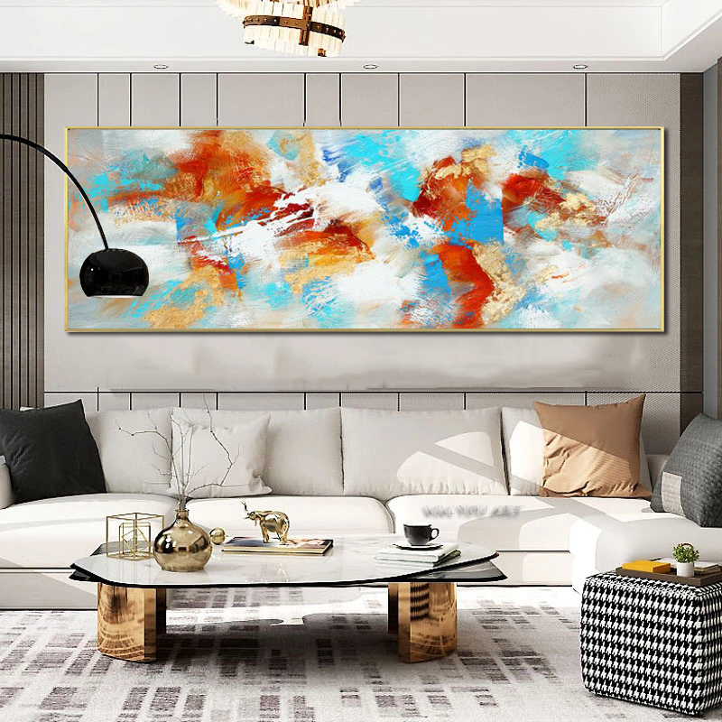 Bedside Home Decor Abstract Oil Painting Print On Canvas Landscape Posters Wall Art Pictures For Living Room Indoor Decorations