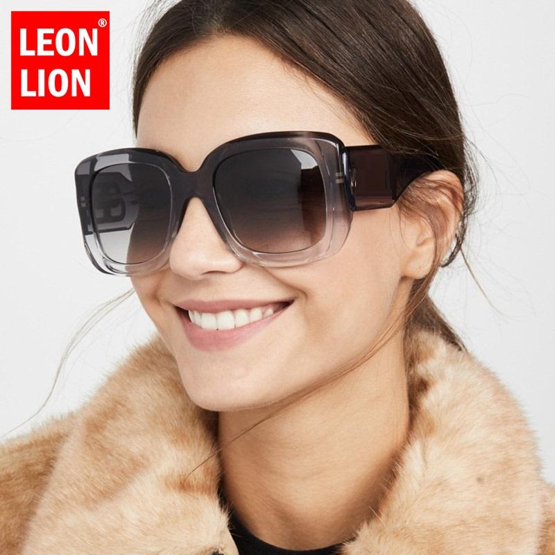 sunglasses leonlion oversized women's 2021 luxury vintage glasses women/men gradient square eyewear women ocolos gafas de sol, White;black
sunglasses leonlion oversized women's 2021 luxury vintage glasses women/men gradient square eyewear women ocolos gafas de sol, White;black