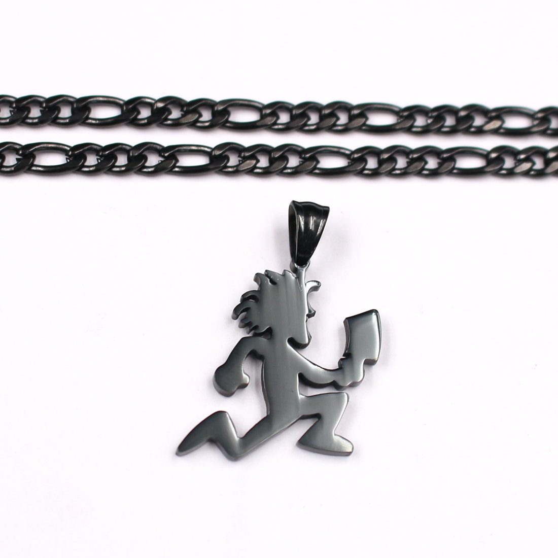 Black Small 1inch Hatchetman Charm Juggalo Pendant Stainless Steel Necklace Chain 24'' 4mm
Black Small 1inch Hatchetman Charm Juggalo Pendant Stainless Steel Necklace Chain 24'' 4mm