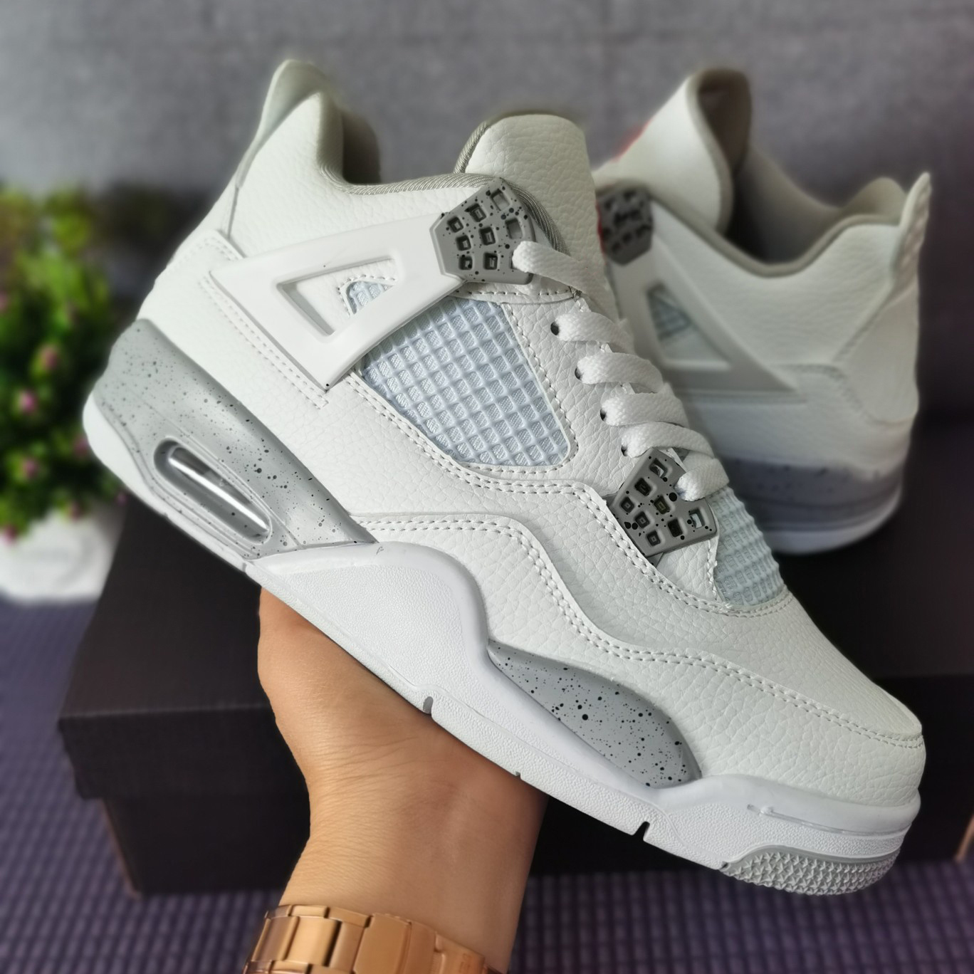 2021 White Oreo jumpman 4 mens basketball shoes CT8527-100 Tech Grey Black Fire Red 4s men women trainers sports sneakers 36-47 soft Breathe High quality, Color#1
2021 White Oreo jumpman 4 mens basketball shoes CT8527-100 Tech Grey Black Fire Red 4s men women trainers sports sneakers 36-47 soft Breathe High quality, Color#1