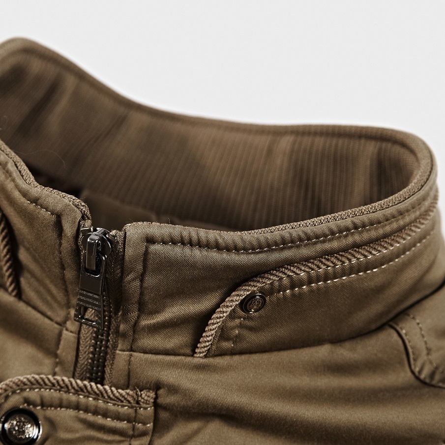 Windbreaker Jacket Mens Winter Stand Collar Coats Bomber Jackets Warm Thicken Fleece Parkas Male Casual Outerwear Clothing 210518