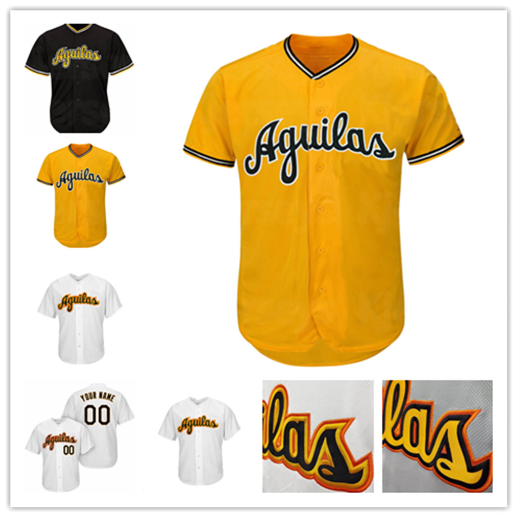 Aguilas CIBAENAS Dominican Team Custom Baseball Jersey Stitched Name Stiched Number High Quality Black Yellow Gret White, Add your mane and no.
Aguilas CIBAENAS Dominican Team Custom Baseball Jersey Stitched Name Stiched Number High Quality Black Yellow Gret White, Add your mane and no.