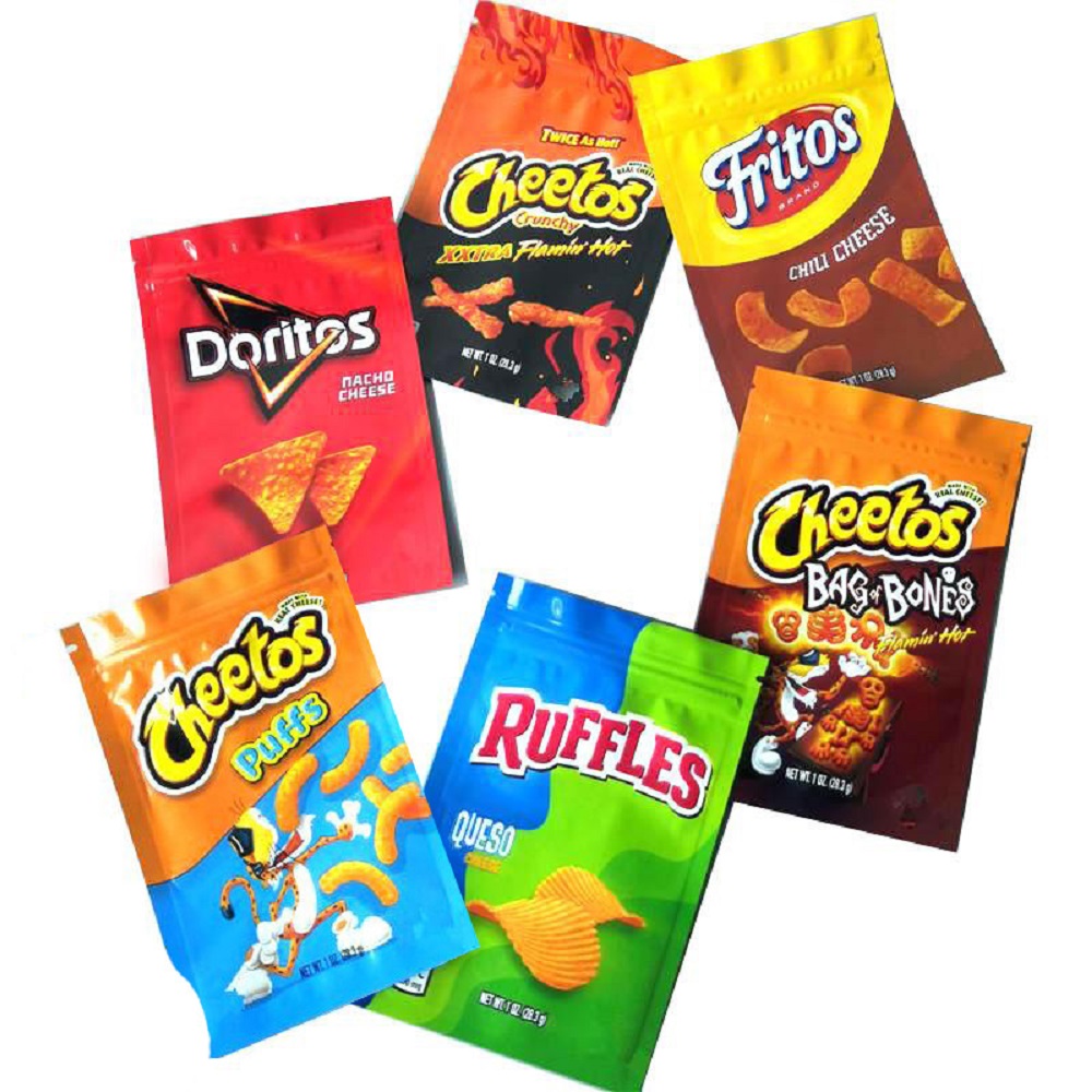 Cheetos bag Crunchy Runtz cookies mylar bags Jokesup 1OZ 600mg Doritos puffs fritos Ruffles Smell Proof Packaging bagee
Cheetos bag Crunchy Runtz cookies mylar bags Jokesup 1OZ 600mg Doritos puffs fritos Ruffles Smell Proof Packaging bagee