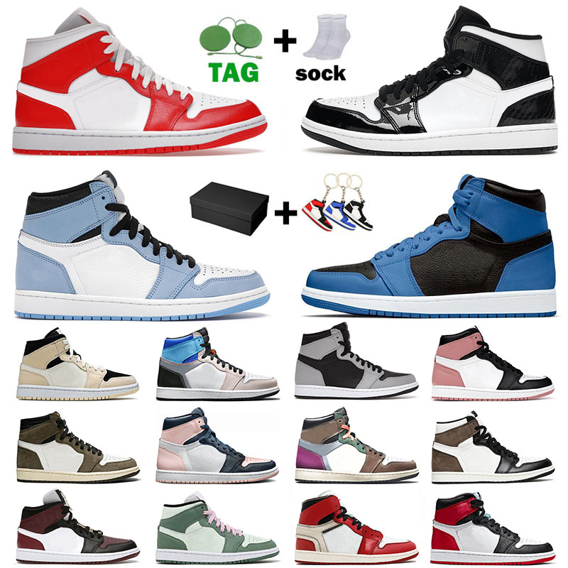 With Box Jumpman 1 Mens Basketball Shoes 1s Trainers University Blue White Off High OG Dark Marina Mocha Mid Carbon Fiber Seafoam Dutch Green Designer Sneakers, B18 36-46 mid banned
With Box Jumpman 1 Mens Basketball Shoes 1s Trainers University Blue White Off High OG Dark Marina Mocha Mid Carbon Fiber Seafoam Dutch Green Designer Sneakers, B18 36-46 mid banned