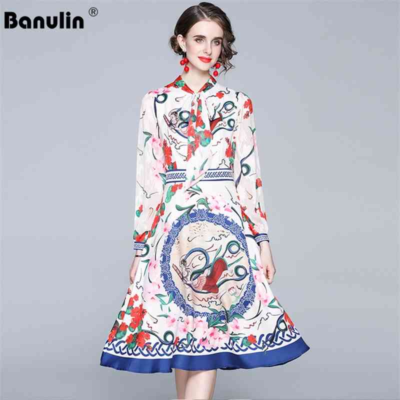Spring Summer Fashion Runway Long Sleeve Dress Women's Belted Collar Multicolor Floral Print Vintage Elegant Midi 210603, Pink
Spring Summer Fashion Runway Long Sleeve Dress Women's Belted Collar Multicolor Floral Print Vintage Elegant Midi 210603, Pink