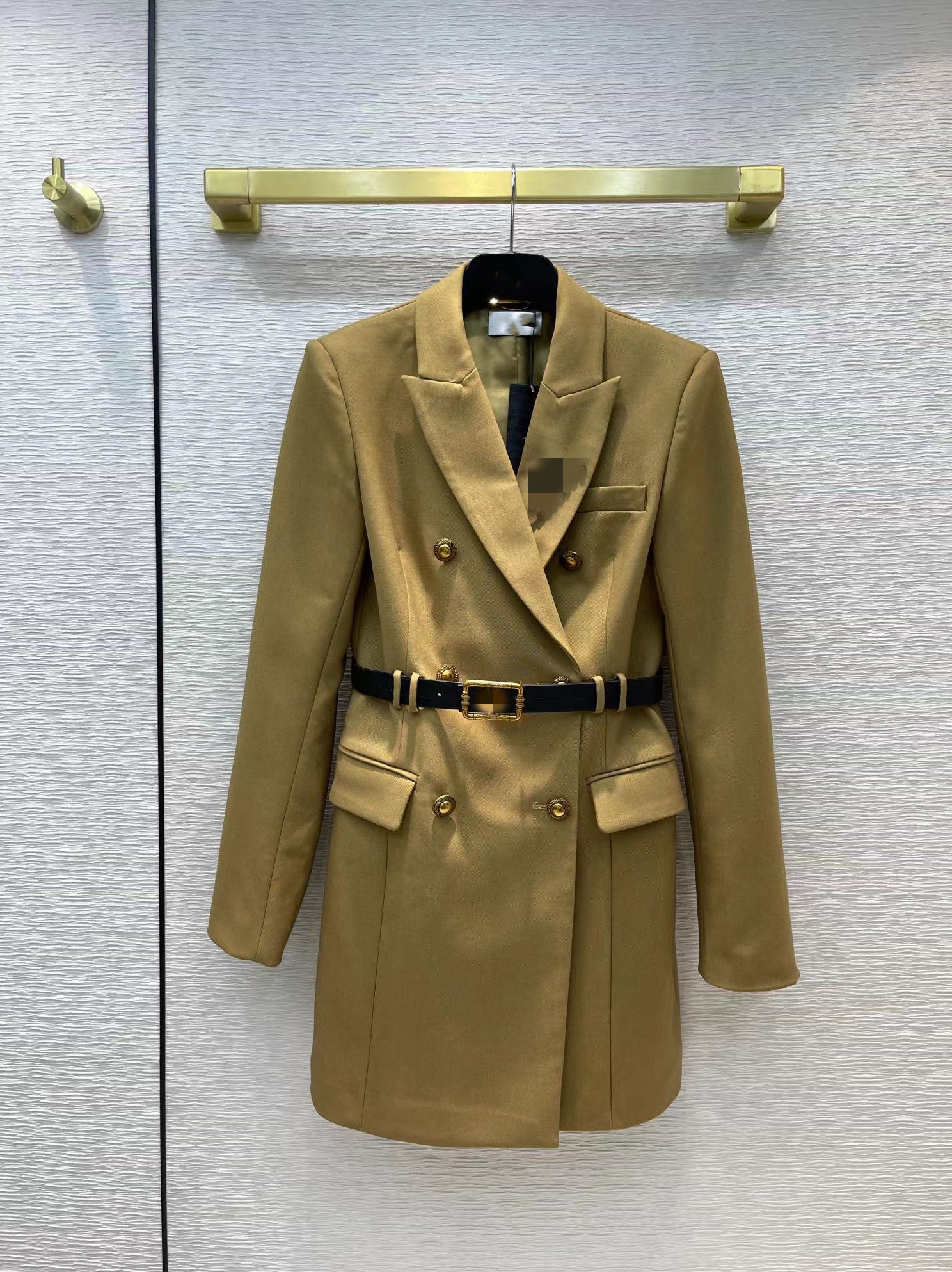 Milan Runway Jackets 2021 Autumn Winter V Neck Long Sleeve Women' Designer Coats Brand Same Style Outerwear 1022-4, Black
Milan Runway Jackets 2021 Autumn Winter V Neck Long Sleeve Women' Designer Coats Brand Same Style Outerwear 1022-4, Black