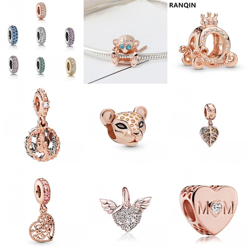 45 Types Rose Gold Flower Bee Girl Balloon Tree Mom Pendant Fit Original Pandora Charms Bracelets DIY Silver Color Beads Jewelry 2039 Q2
45 Types Rose Gold Flower Bee Girl Balloon Tree Mom Pendant Fit Original Pandora Charms Bracelets DIY Silver Color Beads Jewelry 2039 Q2