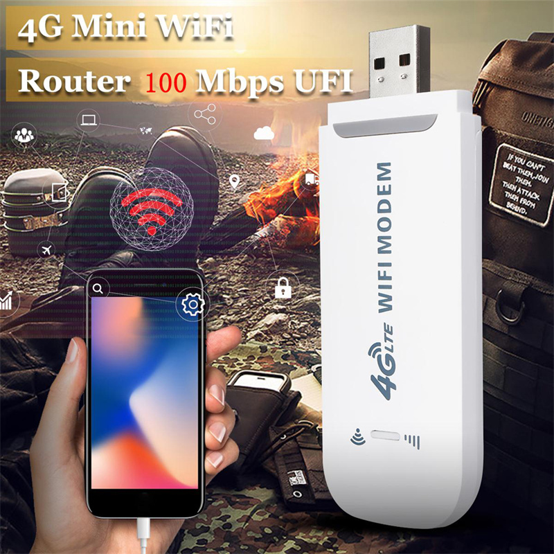 Portable 4G USB Modem Wi-Fi LTE Router Wifi Hotspot Routers With Sim Card Slot For Laptop Macbook Notebook Computers
