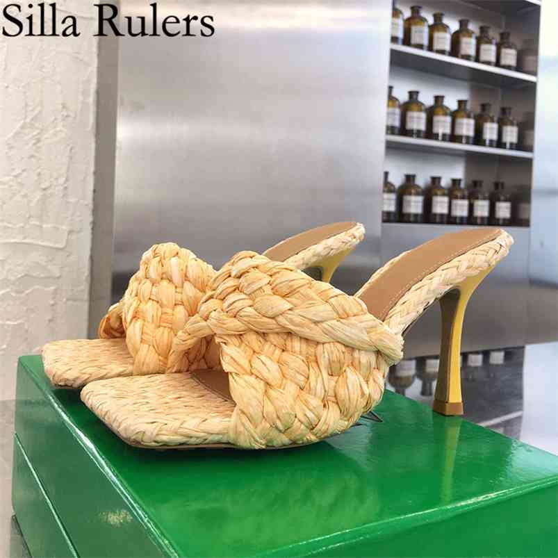 Summer Crocheting Lafite Grass Square Toe Slippers Woman High Heels Sandals 42Eur Size Shoes 210521, Coffee
Summer Crocheting Lafite Grass Square Toe Slippers Woman High Heels Sandals 42Eur Size Shoes 210521, Coffee