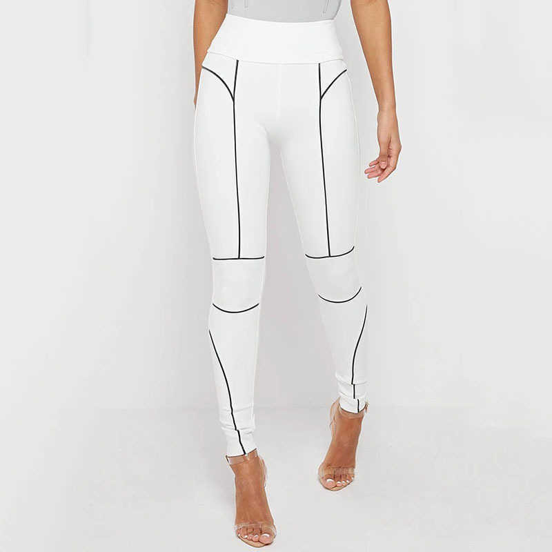DEAT Summer Arrival Solid Patchwork Black White Skinny Slim Sexy Tight Pencil Pants Women SE238 210709
DEAT Summer Arrival Solid Patchwork Black White Skinny Slim Sexy Tight Pencil Pants Women SE238 210709