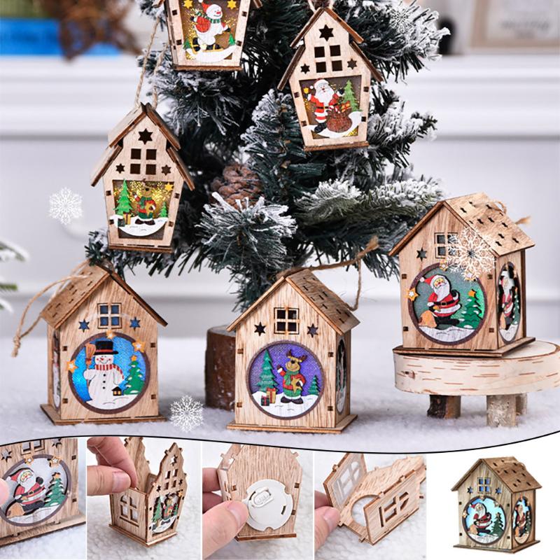 Christmas Decorations Wooden Lighted Cabins Tree Hanging House Diy Ornaments Gift Window Decoration Xmas Navidad 2022
Christmas Decorations Wooden Lighted Cabins Tree Hanging House Diy Ornaments Gift Window Decoration Xmas Navidad 2022