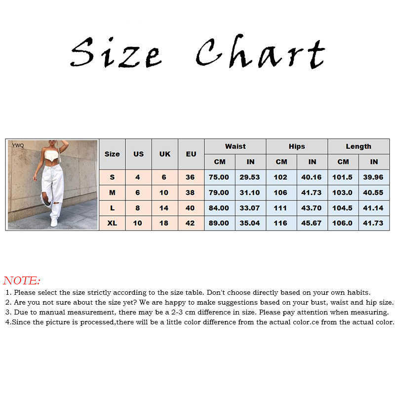 Mid Waist Boyfriend Fashion Loose Destroyed Women's Classic Hole Baggy Jeans White Vintage Pants Wide Leg Trousers 210922