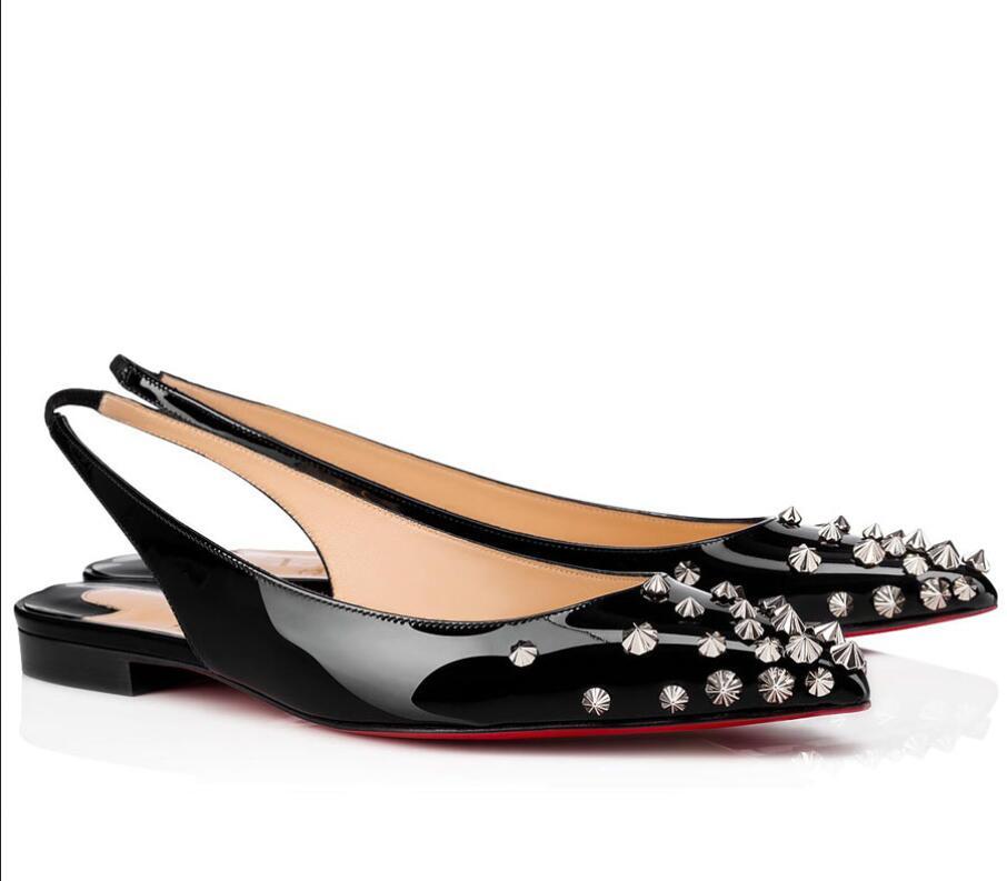 Flats Heel Drama Sling Flat Patent Leather Sandal Black SilverLeather Women Shoes Red Bottom Eloise Shoe,Italy Luxury Pumps Party Dress
Flats Heel Drama Sling Flat Patent Leather Sandal Black SilverLeather Women Shoes Red Bottom Eloise Shoe,Italy Luxury Pumps Party Dress