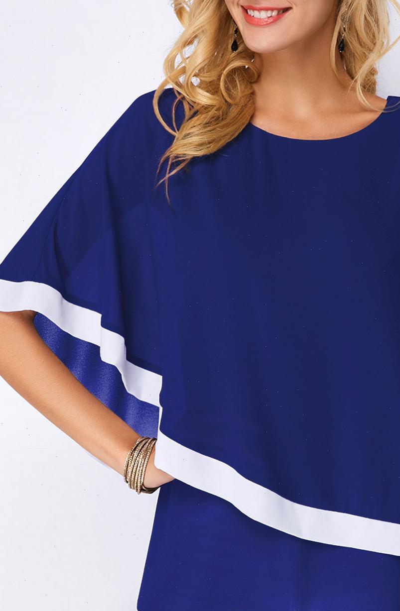women shirts fashion womens clothing summer ladies bat sleeve stitching irregular chiffon drop, White
women shirts fashion womens clothing summer ladies bat sleeve stitching irregular chiffon drop, White