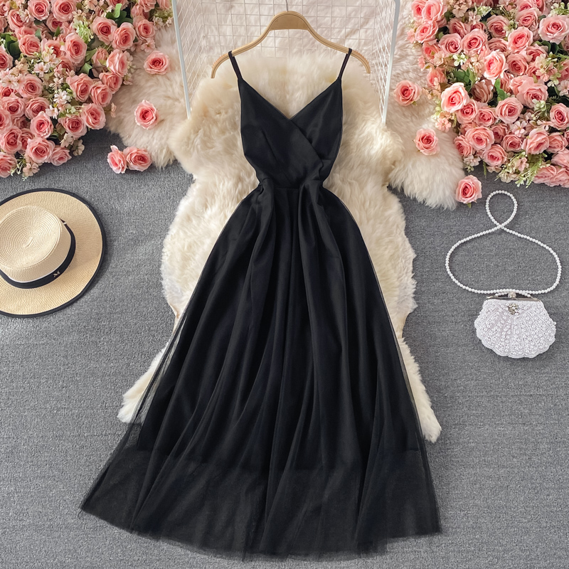 black mesh long dress women summer elegant v-neck sleeveless spaghetti strap vestidos beach vacation party robe 2021 new, Black;gray
black mesh long dress women summer elegant v-neck sleeveless spaghetti strap vestidos beach vacation party robe 2021 new, Black;gray