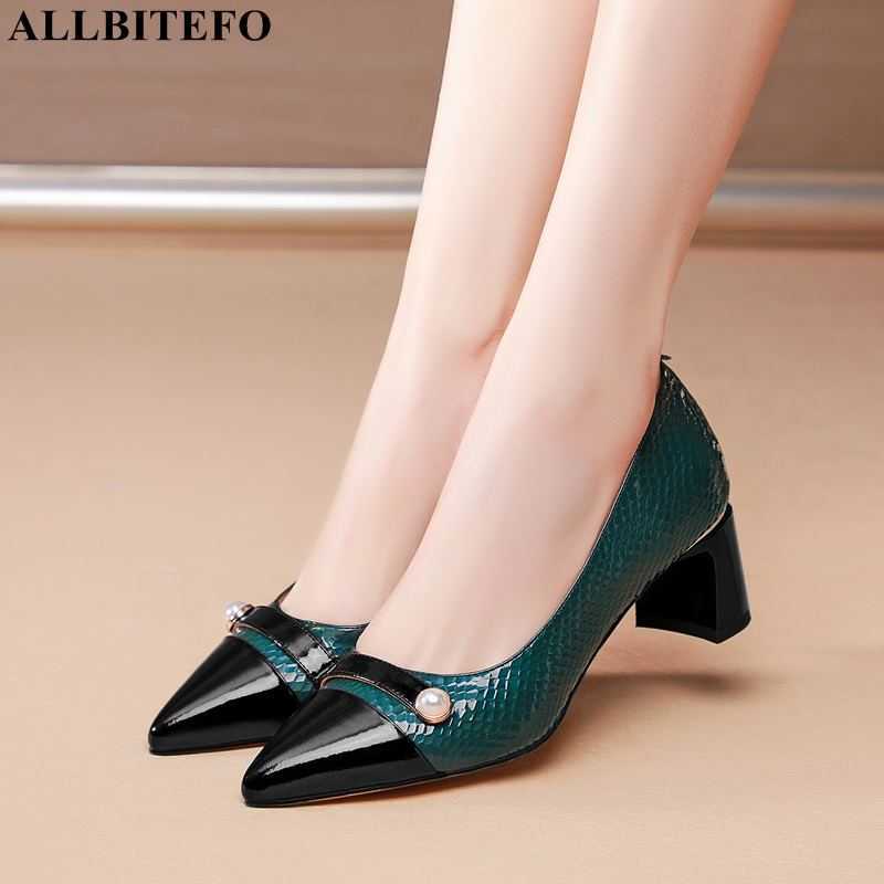 ALLBITEFO size 34-42 mixed colors real genuine leather high heels fashion comfortable women pumps women heels shoes basic shoes 210611, As picture
ALLBITEFO size 34-42 mixed colors real genuine leather high heels fashion comfortable women pumps women heels shoes basic shoes 210611, As picture