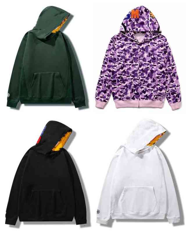 Fashion mens colour shark Tiger double hoodie Embroidery Teenager Green White Bathing Black APE Male Tide Men 's Couples camouflage Drake, Purple 
Fashion mens colour shark Tiger double hoodie Embroidery Teenager Green White Bathing Black APE Male Tide Men 's Couples camouflage Drake, Purple