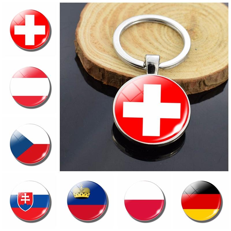 Keychains National Flag Key Chains Austria Czech Republic Slovakia Switzerland Liechtenstein Poland Germany Cuba Double Side Glass Keyring
Keychains National Flag Key Chains Austria Czech Republic Slovakia Switzerland Liechtenstein Poland Germany Cuba Double Side Glass Keyring