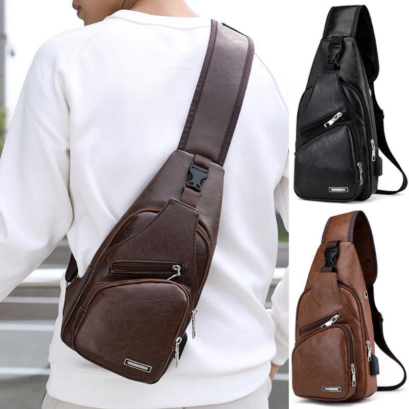 Waist Bags Man Chest Sling Crossbody Bag PU Leather Messenger Casual Travel Back Pack Men's Shoulder Big Small Sizes, Black
Waist Bags Man Chest Sling Crossbody Bag PU Leather Messenger Casual Travel Back Pack Men's Shoulder Big Small Sizes, Black