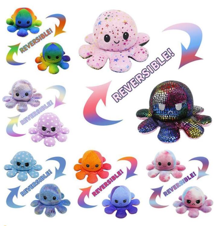 DHL 3-7 delivery Reversible Flip Octopus Stuffed Doll Soft Simulation Reversible Plush Toy Color Chapter Plush Doll Filled Plush Child Toy P
DHL 3-7 delivery Reversible Flip Octopus Stuffed Doll Soft Simulation Reversible Plush Toy Color Chapter Plush Doll Filled Plush Child Toy P