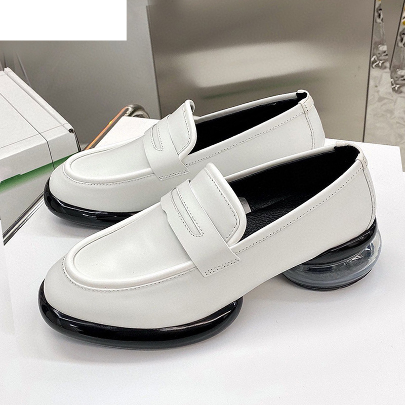 Sandals Air Cushion Thick Sole Casual Shoes Women Round Toe Genuine Leather Platform British Style Spring Comfort Loafers 2021 ZGA, Black
Sandals Air Cushion Thick Sole Casual Shoes Women Round Toe Genuine Leather Platform British Style Spring Comfort Loafers 2021 ZGA, Black