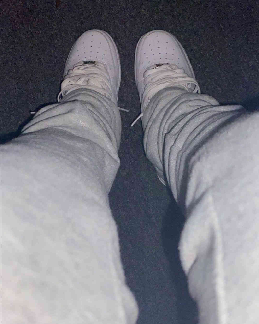 9 Colors Women Long Stacked Sweatpants Spring Y2K Drawstring Pants Casual Workout Sporty Wear Trousers Joggers Street Style 210517