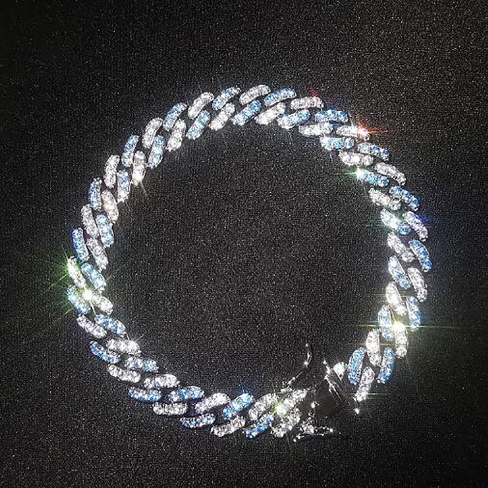 9mm Iced Out Cuban Link Bracelet Zircon Fashion Punk Bling Anklet Hiphop Jewelry For Men Women
9mm Iced Out Cuban Link Bracelet Zircon Fashion Punk Bling Anklet Hiphop Jewelry For Men Women