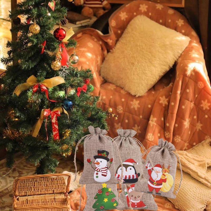 Christmas Decorations 1Pc Jute Bags Gift Drawstring Pouch Cotton Linen Packaging For Jewelry Candy Storage Sack Burlap B X3N7
Christmas Decorations 1Pc Jute Bags Gift Drawstring Pouch Cotton Linen Packaging For Jewelry Candy Storage Sack Burlap B X3N7