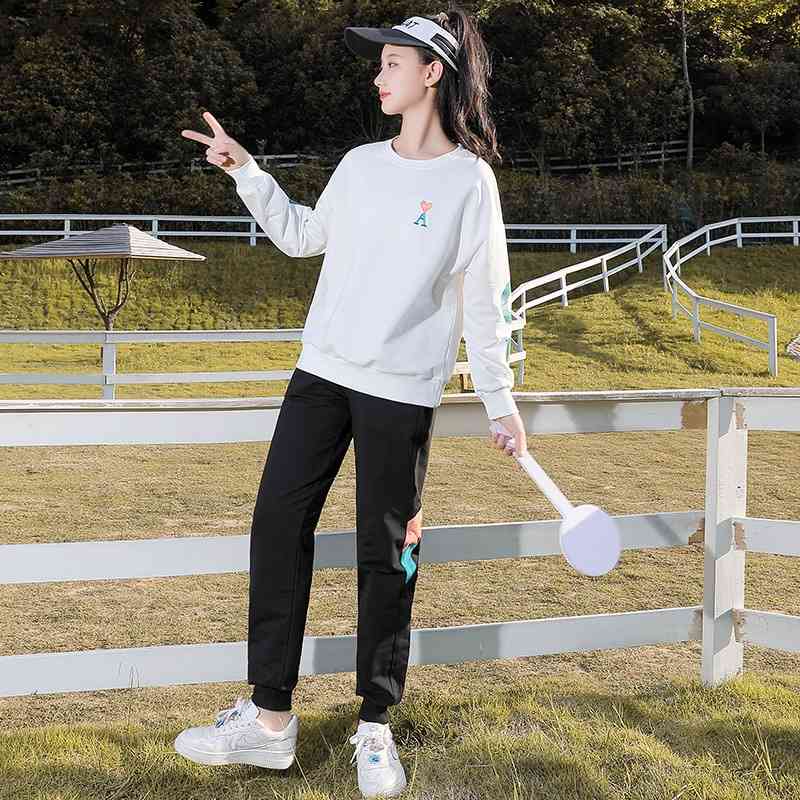 Girls' sports leisure big boys' girls' fashion sweater high junior middle school students' Autumn suit two-piece set
Girls' sports leisure big boys' girls' fashion sweater high junior middle school students' Autumn suit two-piece set