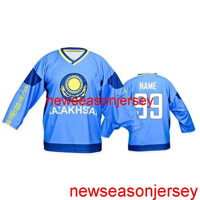 Custom sewing Team Kazakhstan BLUE Ice Hockey Jersey Custom Name and Number Mens Hockey Jersey XS-6XL, Black
Custom sewing Team Kazakhstan BLUE Ice Hockey Jersey Custom Name and Number Mens Hockey Jersey XS-6XL, Black