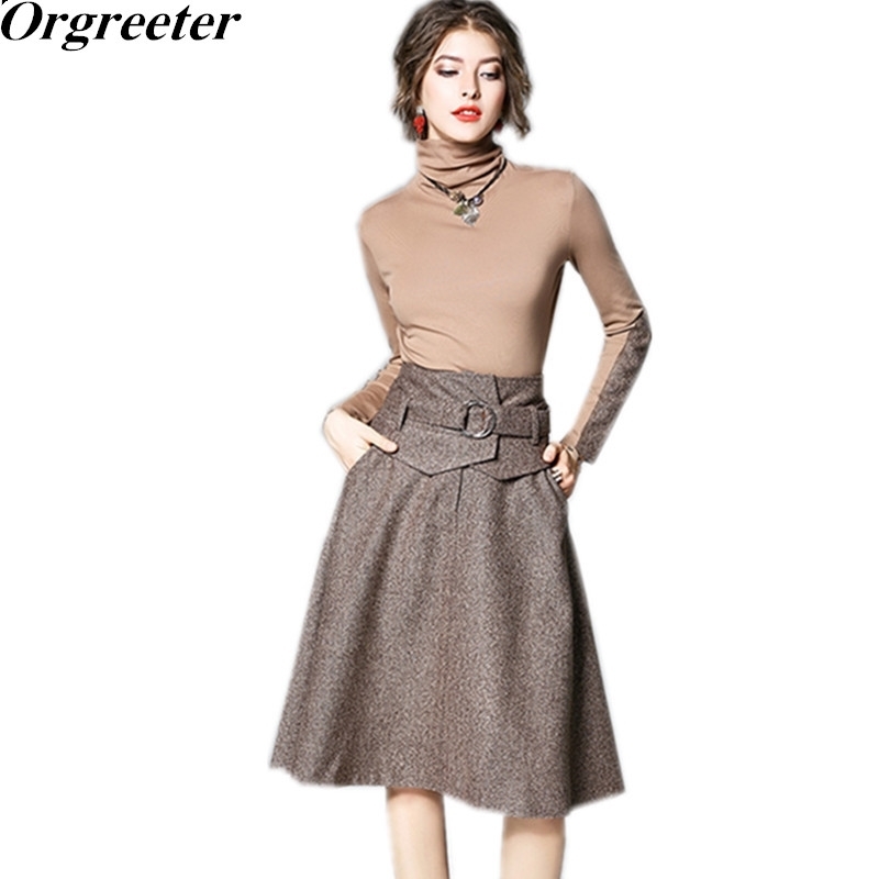 Orgreeter Runway Designer Spring Women Tweed Patchwork Sets Women' Turtleneck Blouse and A-line Skirt OL Suit 210525, Picture color
Orgreeter Runway Designer Spring Women Tweed Patchwork Sets Women' Turtleneck Blouse and A-line Skirt OL Suit 210525, Picture color