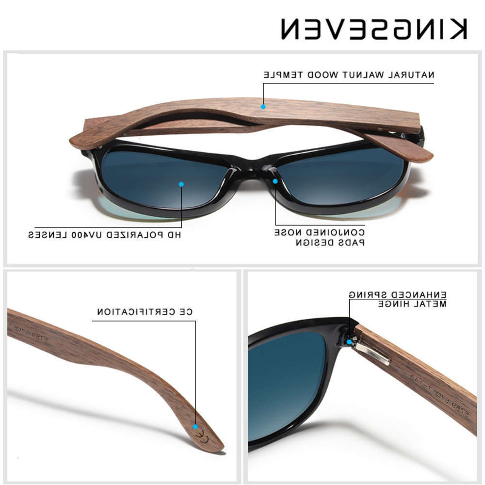 sunglasses KINGSEVEN 2019 Black Walnut Polarized Sunglasses Men UV Protection Eyewear With Wood Box Oculos de sol CX200706
sunglasses KINGSEVEN 2019 Black Walnut Polarized Sunglasses Men UV Protection Eyewear With Wood Box Oculos de sol CX200706