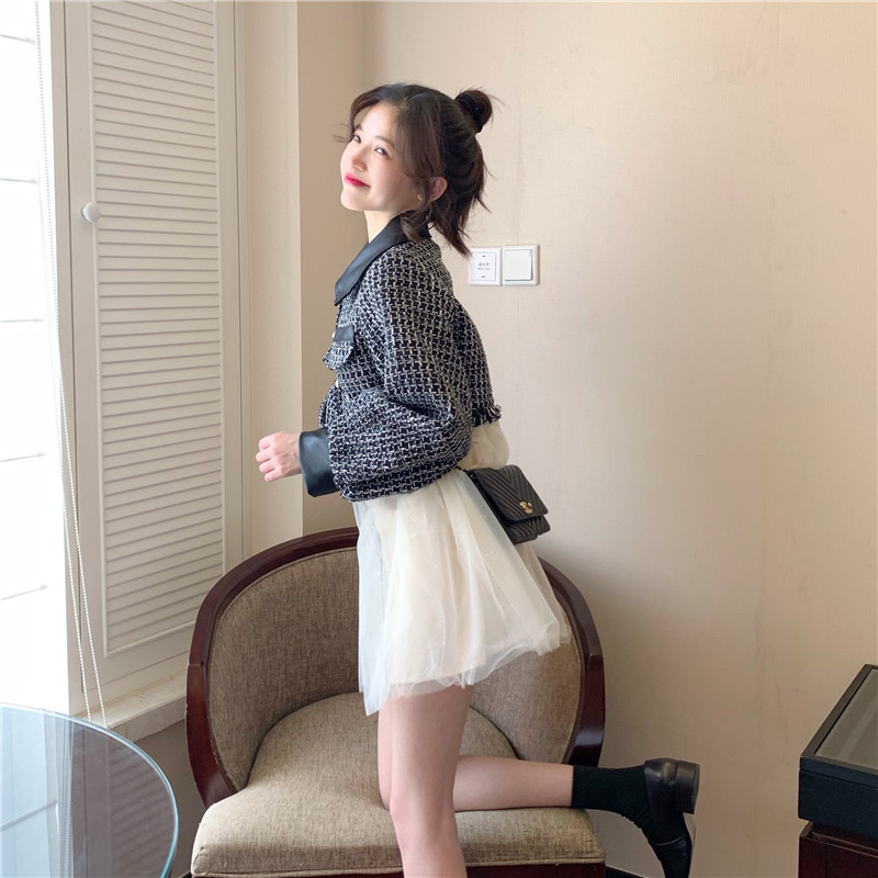 French Vintage Mini Dress Women Long Sleeve Button Fairy Retro Party Dress Female Dress Korean Autumn Clothing 210521