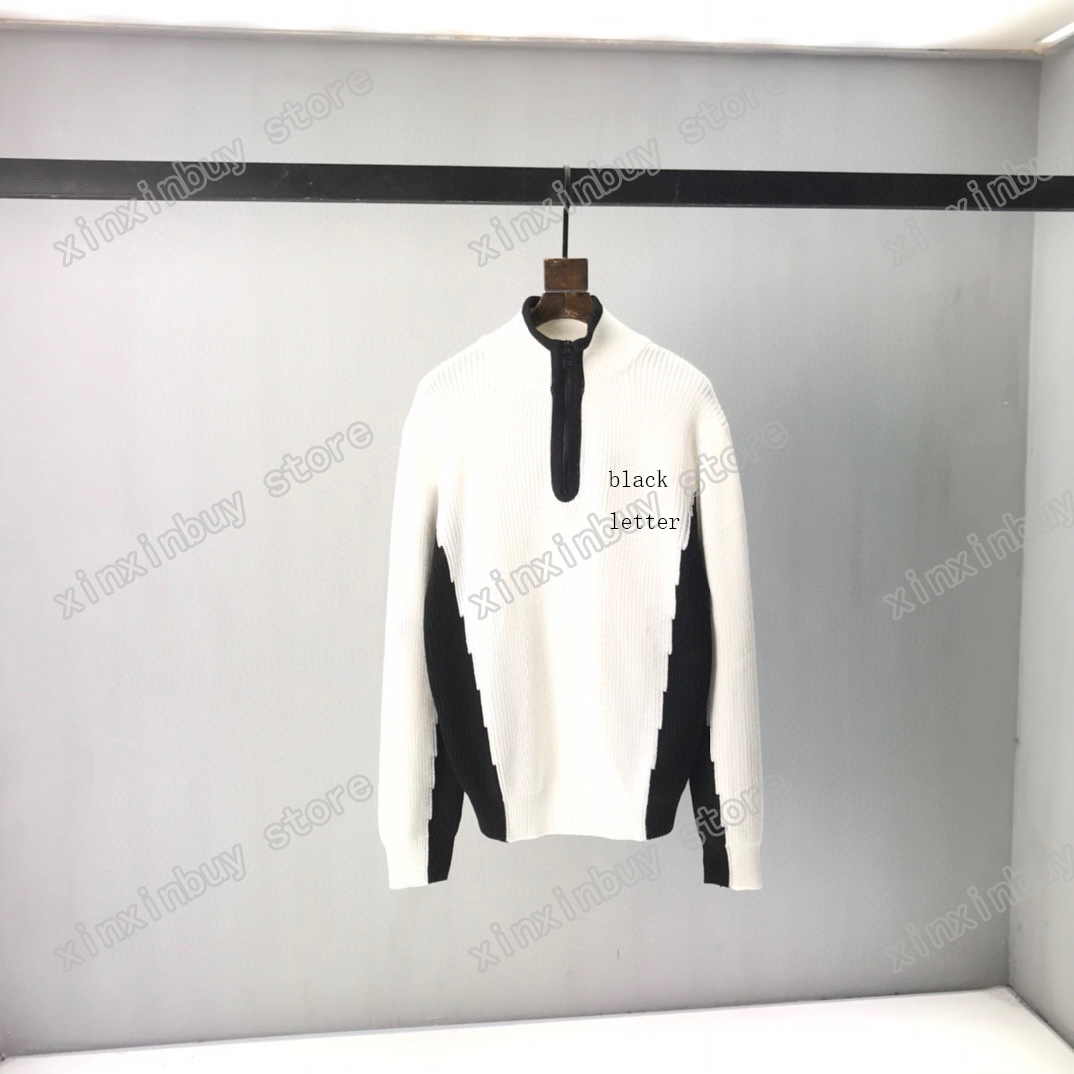 21ss Designers Sweaters luxury Mens Womens Zipper collar jacquard letters Man Paris Fashion Tee Top Quality Tees Street long Sleeve luxurys, White;black
21ss Designers Sweaters luxury Mens Womens Zipper collar jacquard letters Man Paris Fashion Tee Top Quality Tees Street long Sleeve luxurys, White;black