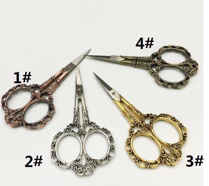 4 colors Vintage Floral Pattern Scissors Seamstress Plum Blossom Tailor Scissor Antique Sewing Scissors for Fabric Tool
4 colors Vintage Floral Pattern Scissors Seamstress Plum Blossom Tailor Scissor Antique Sewing Scissors for Fabric Tool