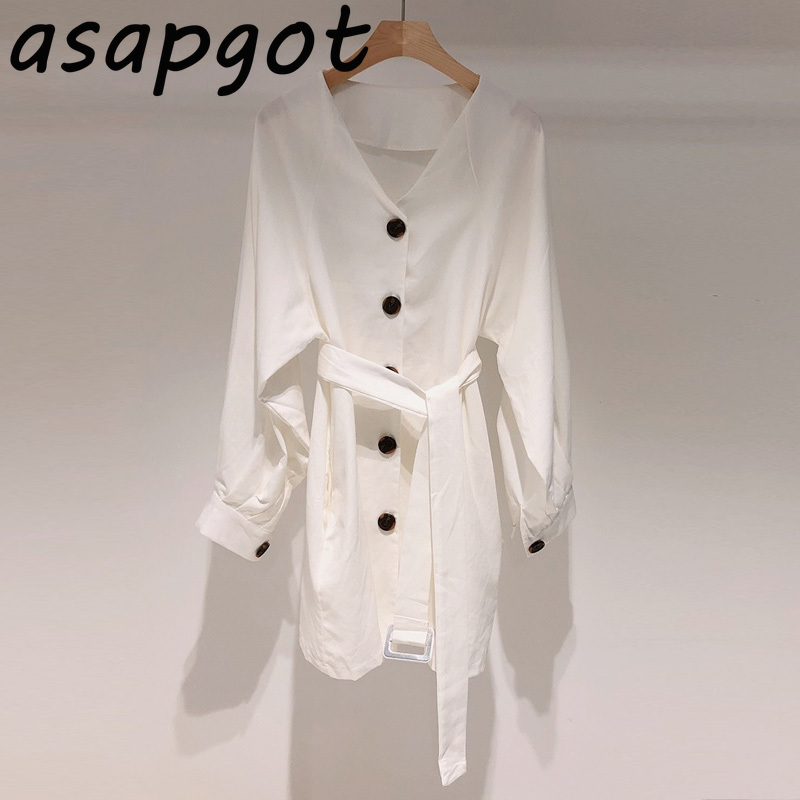 Dresses Spring Lace Up Waist V Neck Casual Single-breasted Dress Women Mini Lantern Sleeve Full Retro Elegant Chic Vestido 210429