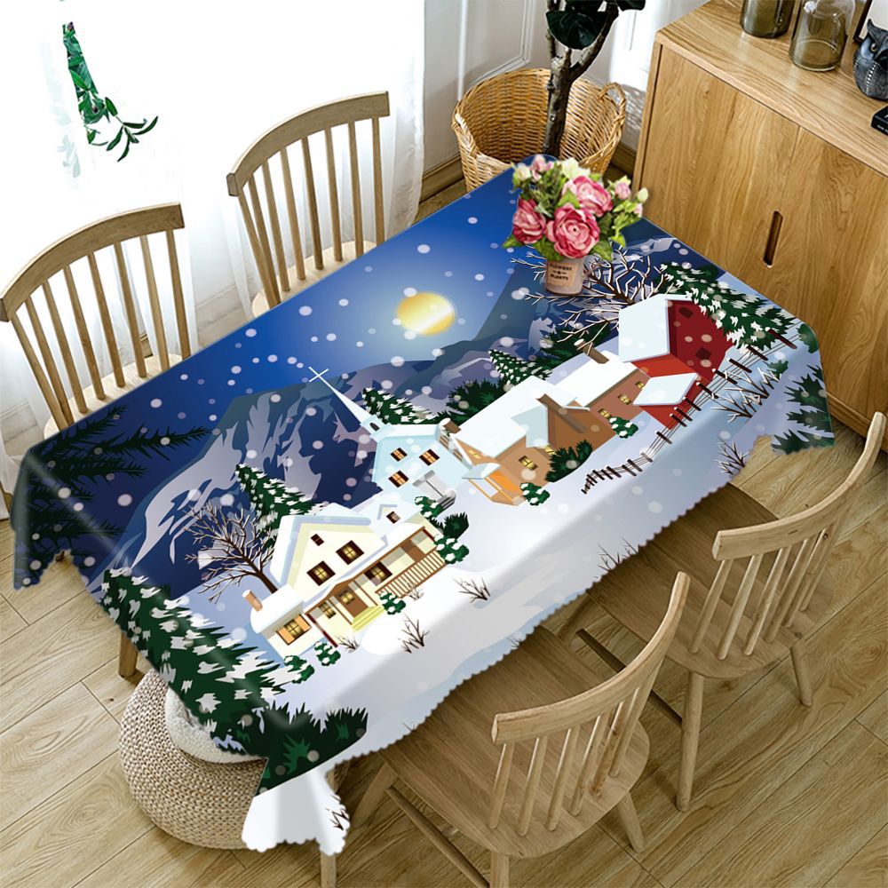 2021 Christmas Collection 3D Table Cloth Personalized Holiday Printed Countryside Style Multi-Function Home Decor, Same as picture
2021 Christmas Collection 3D Table Cloth Personalized Holiday Printed Countryside Style Multi-Function Home Decor, Same as picture