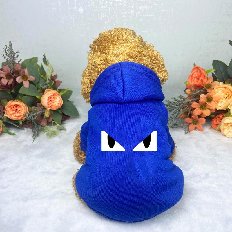 Dog Apparel Trendy Brand Pet Clothes Sweater Hoodie Print Design Fall Winter Labrador Thicken Warm