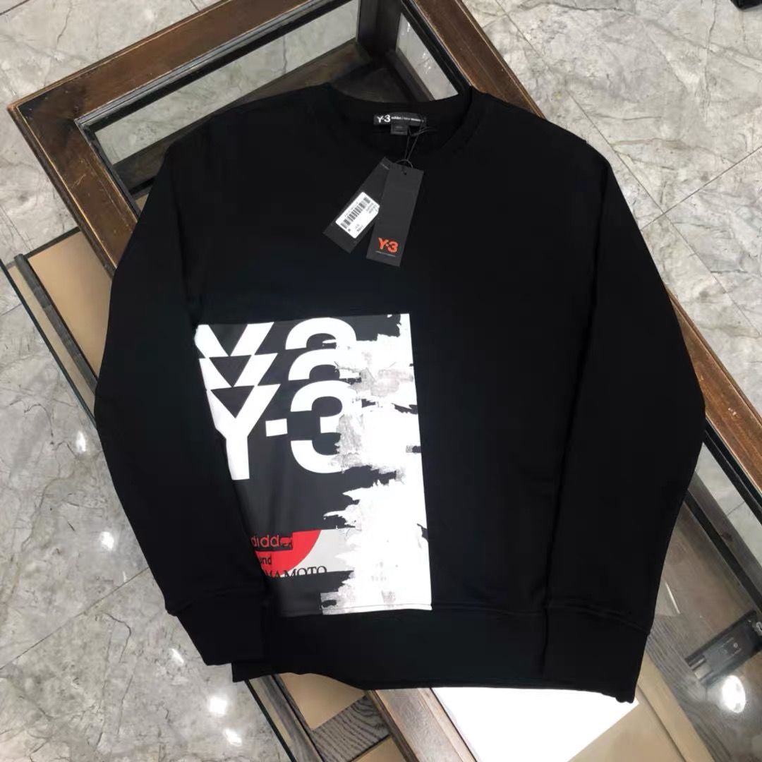 Men's Round Neck Sweaters Y-3 Autumn and Winter Cotton Y3 Printing Loose Large Size Pullover Leisure, Black
Men's Round Neck Sweaters Y-3 Autumn and Winter Cotton Y3 Printing Loose Large Size Pullover Leisure, Black