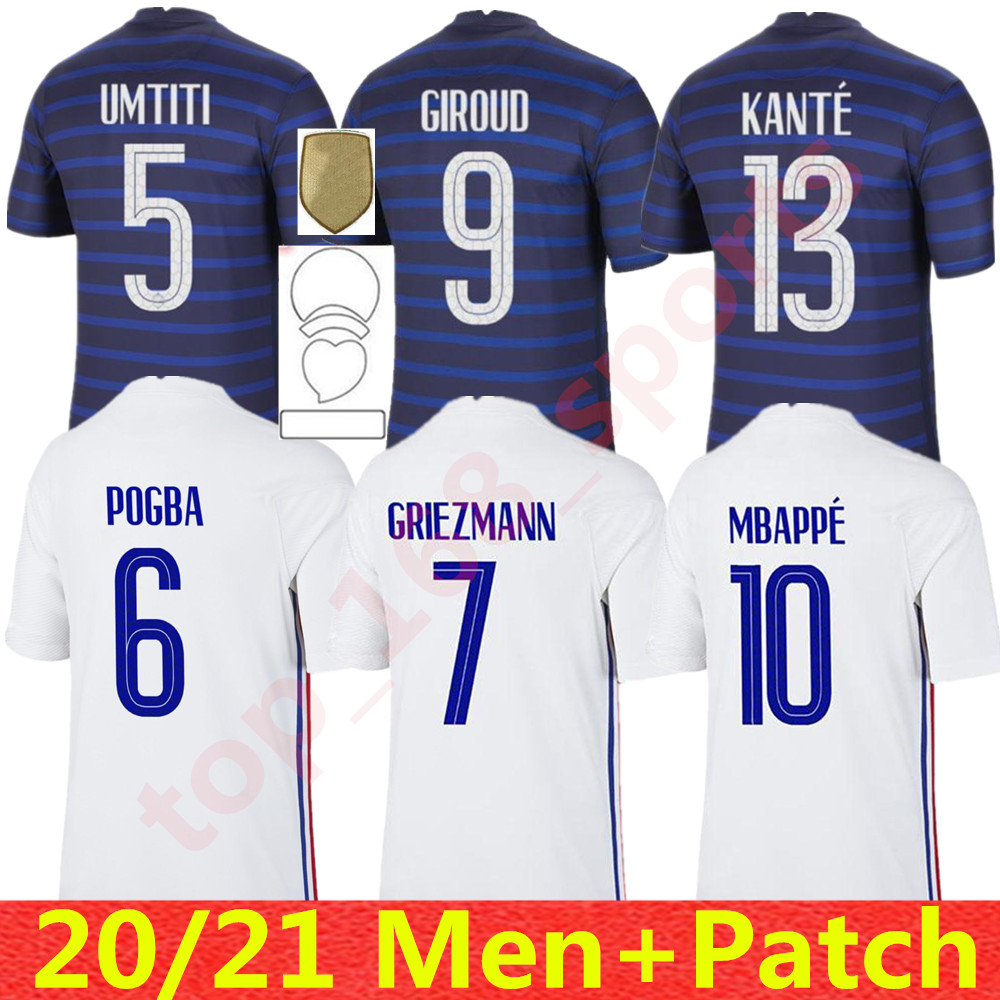 2021 FRANCE MBAPPE GRIEZMANN Soccer jersey 20 21 KANTE THAUVIN Football shirts POGBA maillot de foot, Away
2021 FRANCE MBAPPE GRIEZMANN Soccer jersey 20 21 KANTE THAUVIN Football shirts POGBA maillot de foot, Away