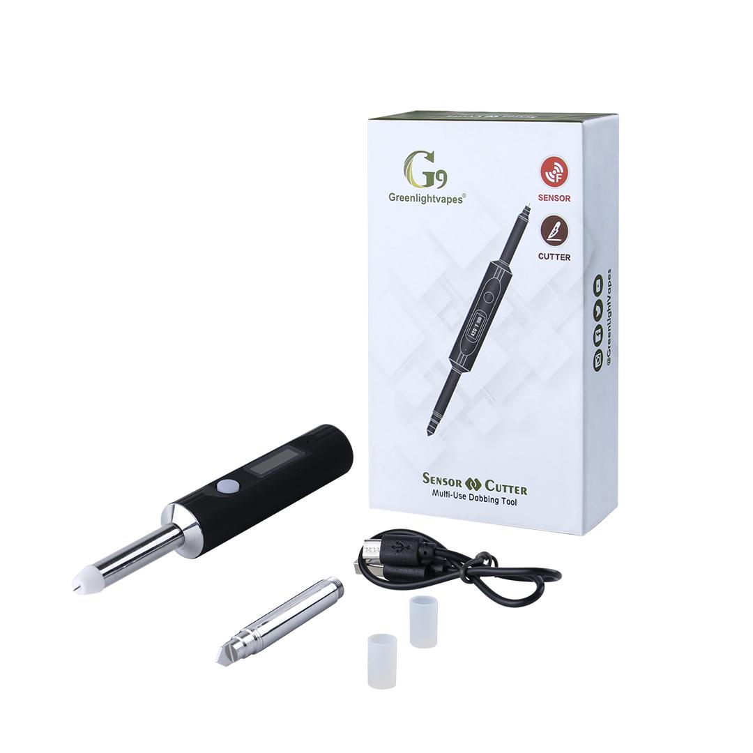 Greenlightvapes G9 Vape Pen Dab Rig Tool Battery Heat-Up Temperature Sensor Wax Cutter Dabbing H Enail Electric Digital Display Rechargeable
Greenlightvapes G9 Vape Pen Dab Rig Tool Battery Heat-Up Temperature Sensor Wax Cutter Dabbing H Enail Electric Digital Display Rechargeable