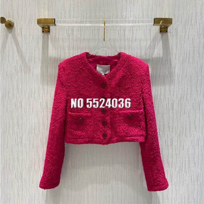 Women's Jackets Luxury Designer Bright Pink Woven Tweed Jacket Women O-neck Diamonds Buttons Single Breasted Elegant Lady Autumn Short Coat, Black;brown
Women's Jackets Luxury Designer Bright Pink Woven Tweed Jacket Women O-neck Diamonds Buttons Single Breasted Elegant Lady Autumn Short Coat, Black;brown