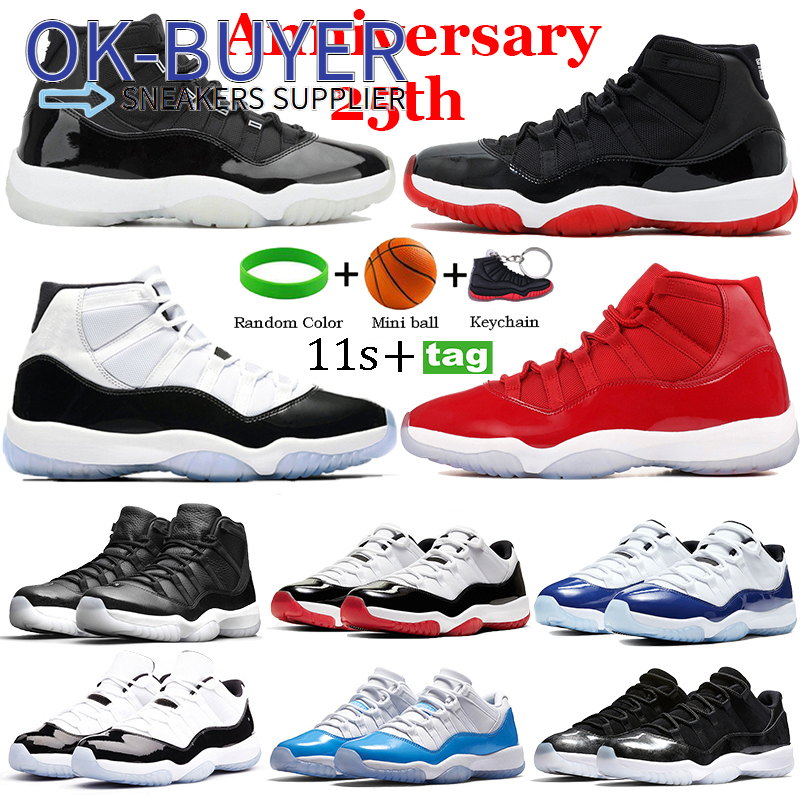 Top quality High 25th Anniversary 11 Basketball shoes 11s low white Bred Concord 45 Space Jam Platinum Tint mens womens sneaker trainers, No.7- concord 23
Top quality High 25th Anniversary 11 Basketball shoes 11s low white Bred Concord 45 Space Jam Platinum Tint mens womens sneaker trainers, No.7- concord 23