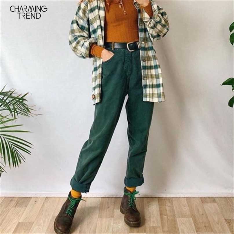 Jeans Women Pants Straight Solid Long Jeans Female Streewear Denim Fabric Trousers Straight High Saist Women Pants Vintage Jeans 211112