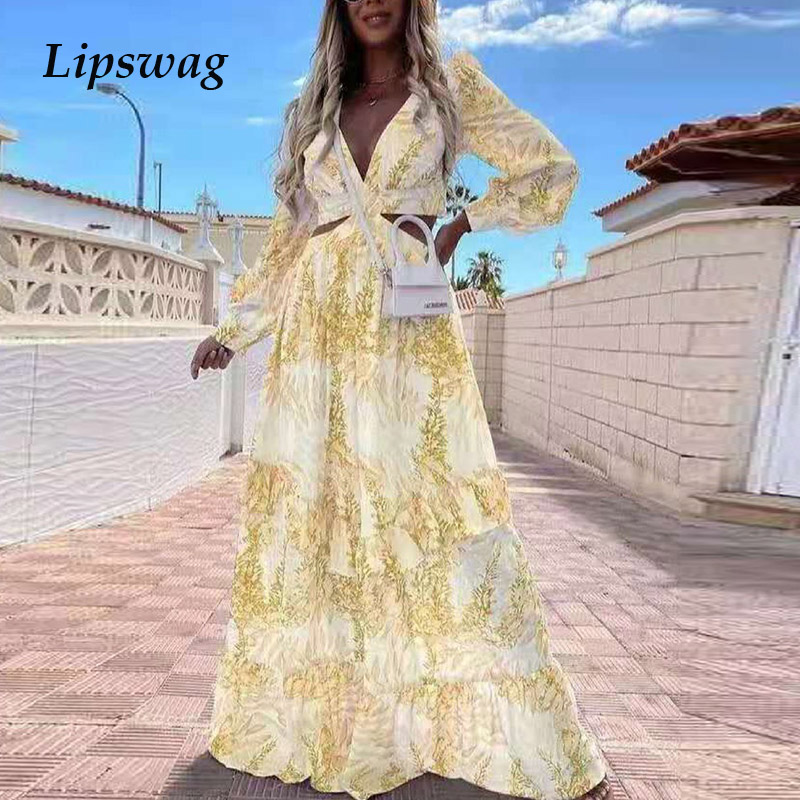deep v-neck hollow out long party dress women elegant print ruffle loose maxi dress fashion long sleeve boho beach dresseshigh quality, Black;gray
deep v-neck hollow out long party dress women elegant print ruffle loose maxi dress fashion long sleeve boho beach dresseshigh quality, Black;gray