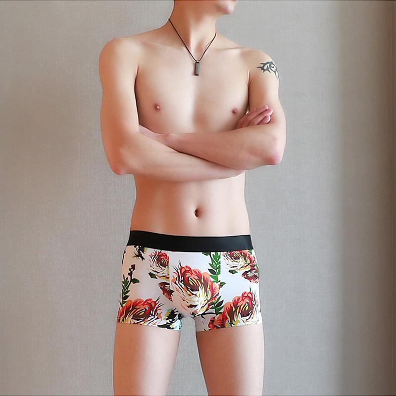 Underpants Men Boxer Shorts Breathable Seamless Underwear Fashion Ice Silk Print Mens Boxers Mid Waist Cueca Calzoncillos Hombre
Underpants Men Boxer Shorts Breathable Seamless Underwear Fashion Ice Silk Print Mens Boxers Mid Waist Cueca Calzoncillos Hombre