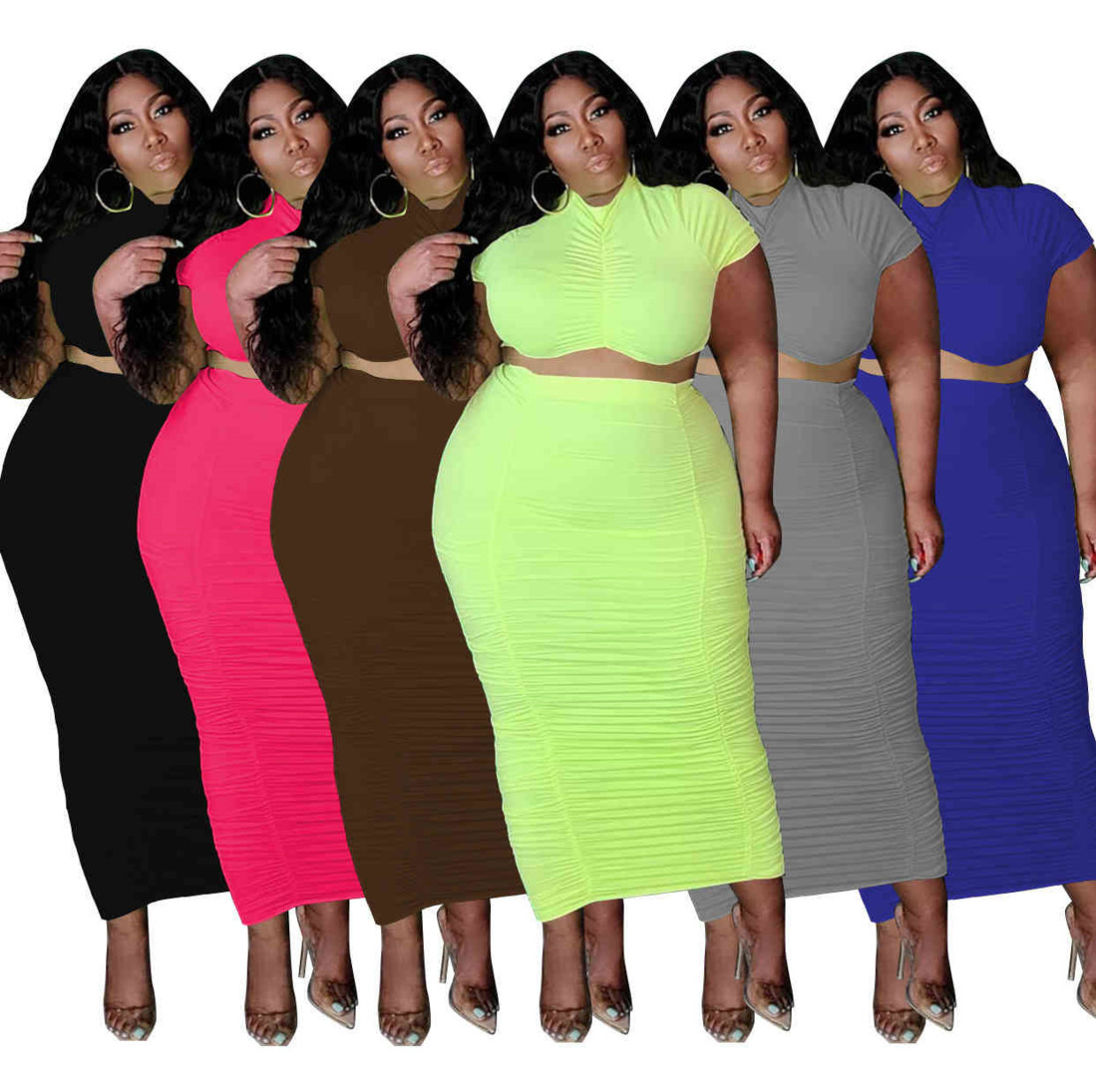 summer Plus Size women 2 pieces dress 3x 4x 5x fashion leisure solid color short sleeve long skirt large size T-shirt Skirt suit 6 colors -5xl 8457, Gray
summer Plus Size women 2 pieces dress 3x 4x 5x fashion leisure solid color short sleeve long skirt large size T-shirt Skirt suit 6 colors -5xl 8457, Gray